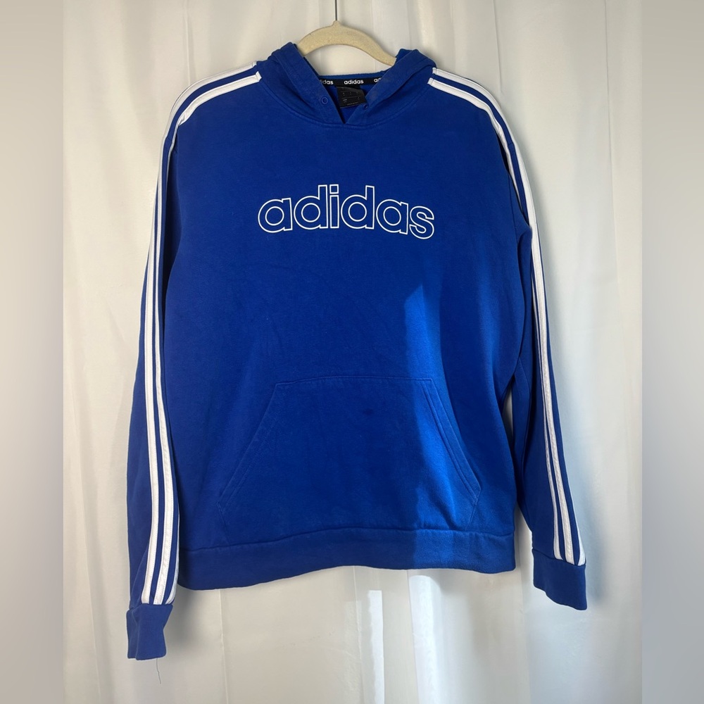 Adidas vintage Blue Hoodie Sweater